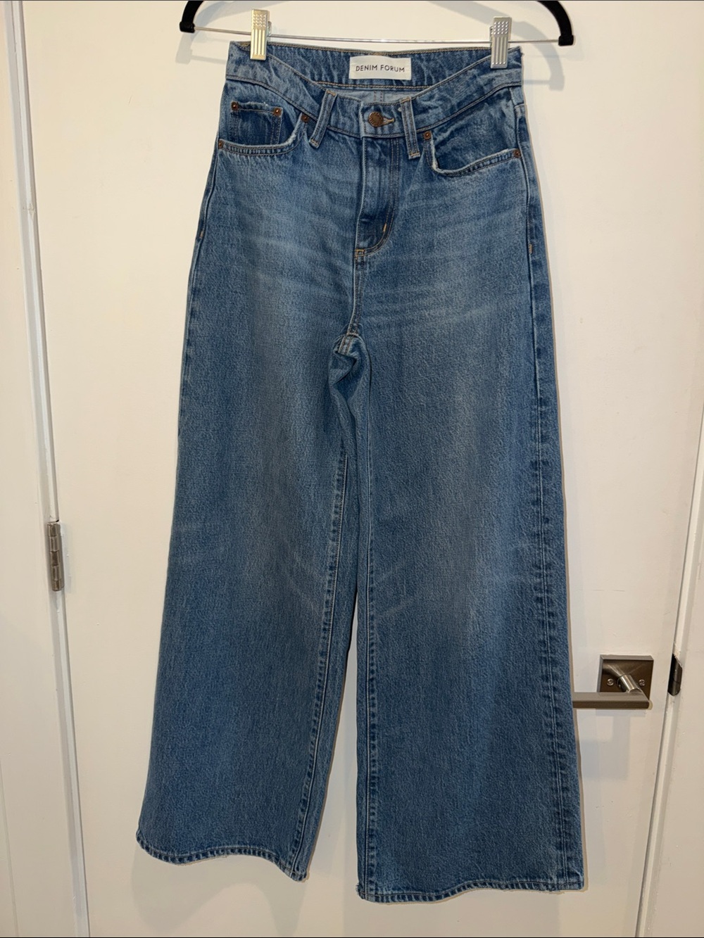 Artiza Denim Forum Cameron Relax Hi-Rise Medium Blue, Sz 24